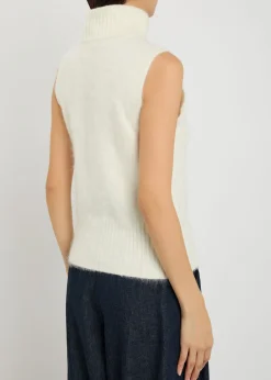 Mazzy brushed cashmere top