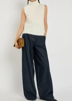 Mazzy brushed cashmere top