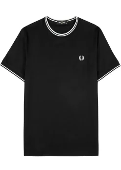 M1588 black cotton T-shirt
