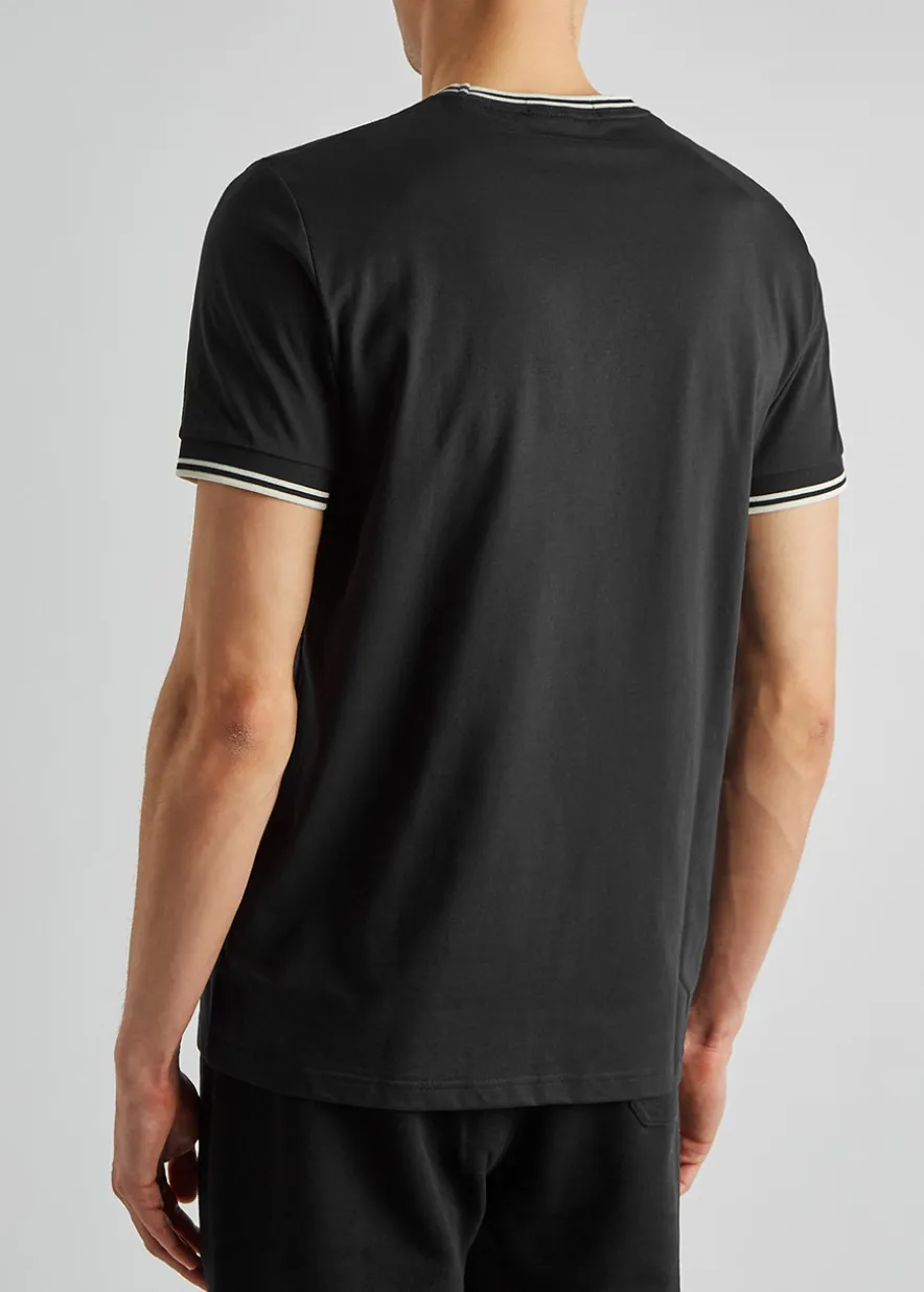 M1588 black cotton T-shirt