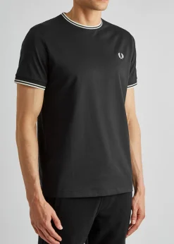M1588 black cotton T-shirt