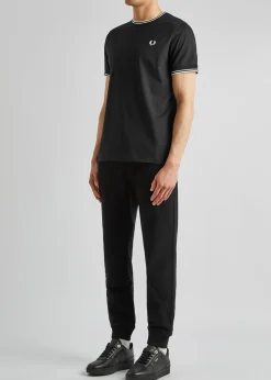 M1588 black cotton T-shirt