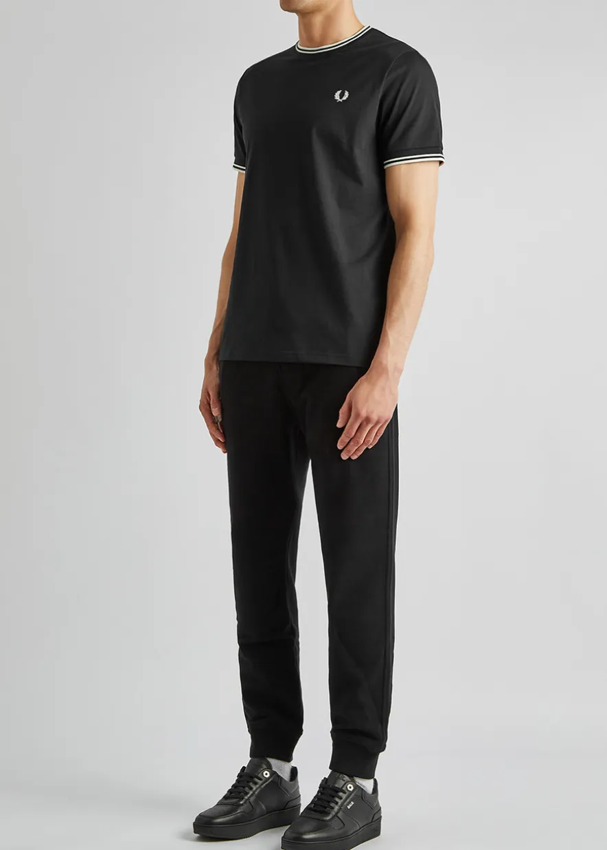 M1588 black cotton T-shirt