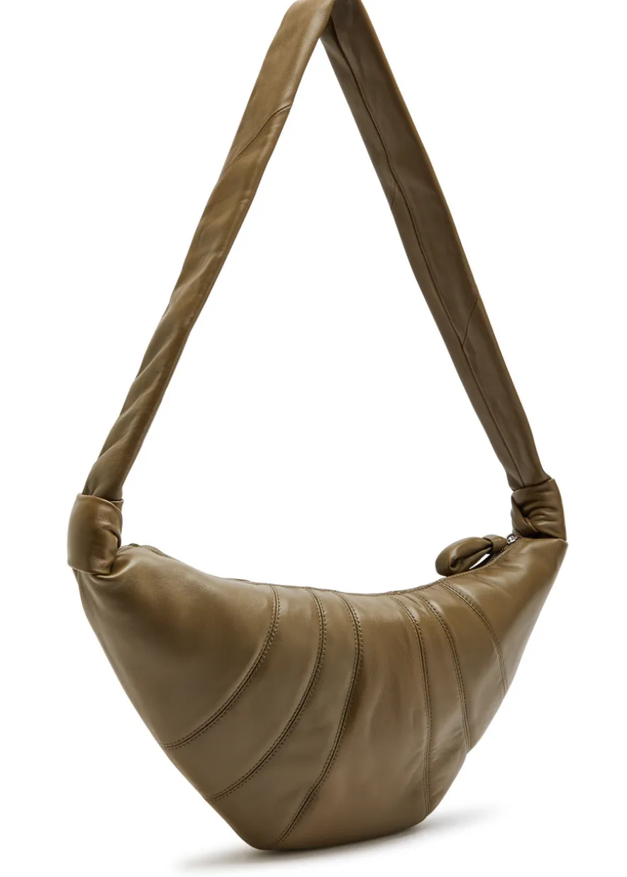 Medium Croissant leather shoulder bag