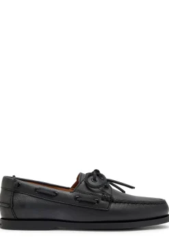 Merton grained leather loafers