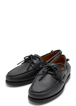 Merton grained leather loafers