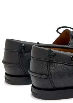 Merton grained leather loafers