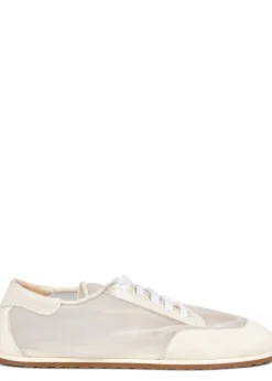 Mesh and suede sneakers