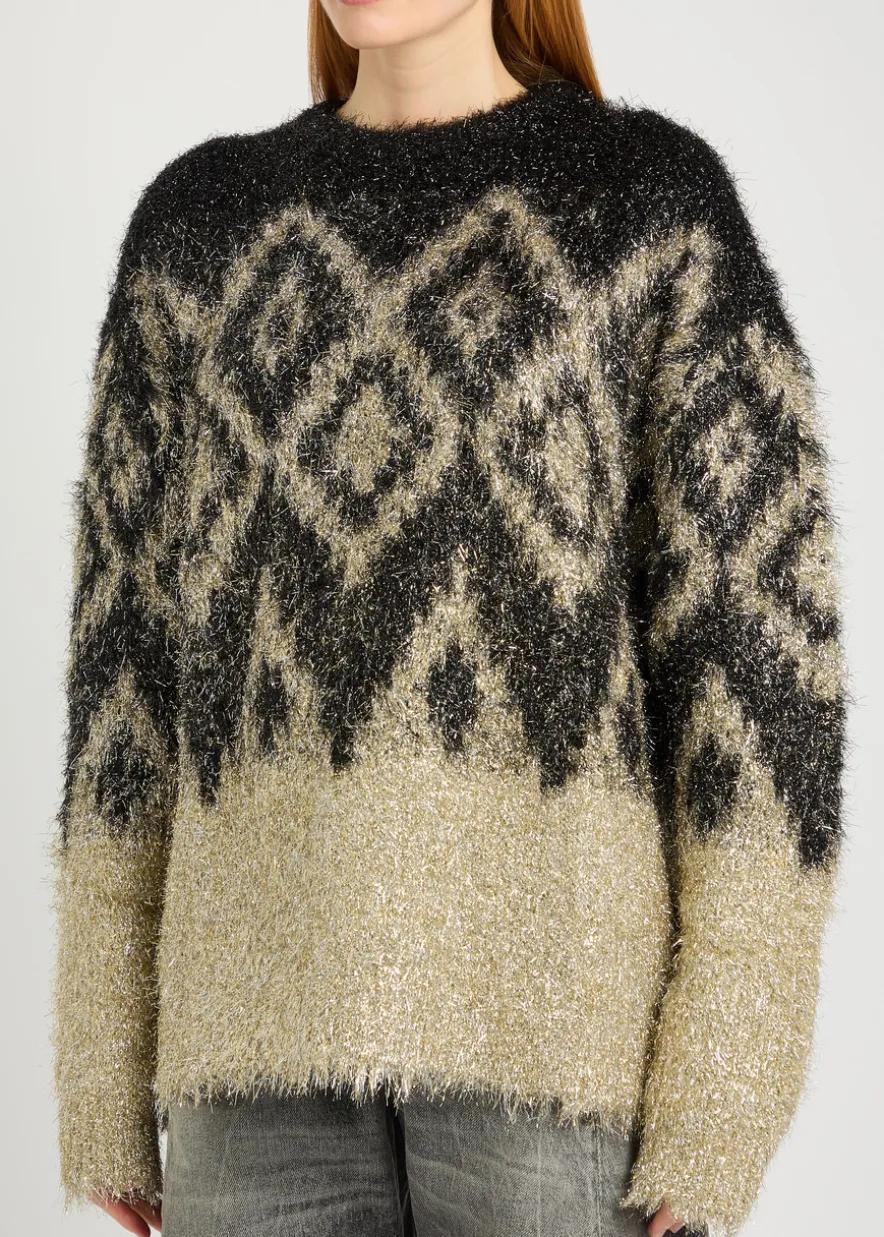 Metallic thread jumper