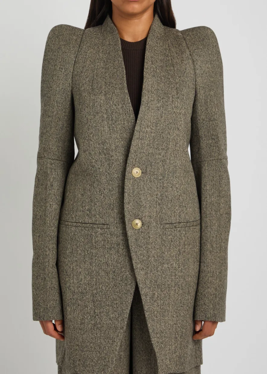 Metro structured wool jacket