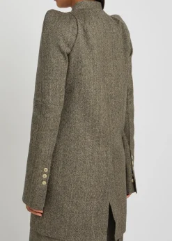 Metro structured wool jacket