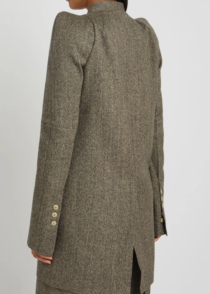 Metro structured wool jacket