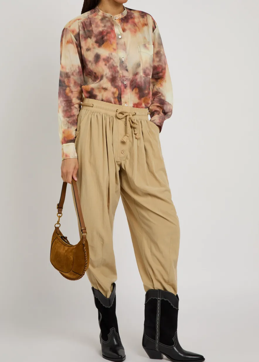 Mexika printed cotton blouse