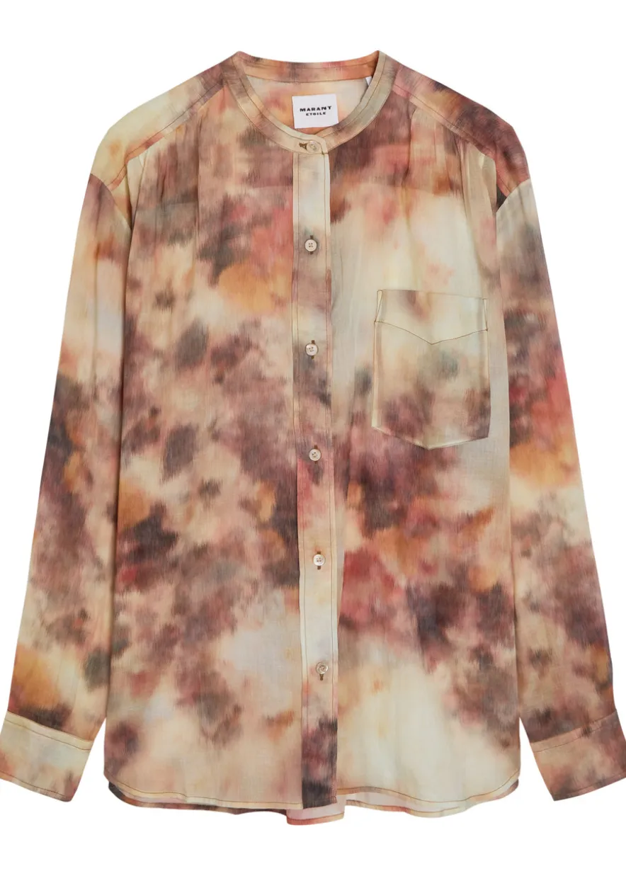 Mexika printed cotton blouse