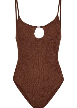 Mia beaded crinkle swimsuit