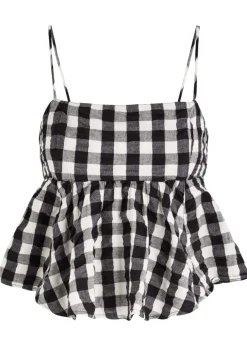 Mia Plaid cotton top