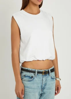 Mica bubble cotton top