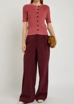 Micha ribbed knit cardigan