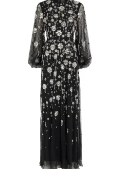 Micheline crystal-embellished tulle gown