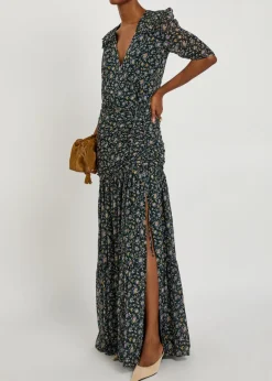 Mick floral-print silk maxi dress