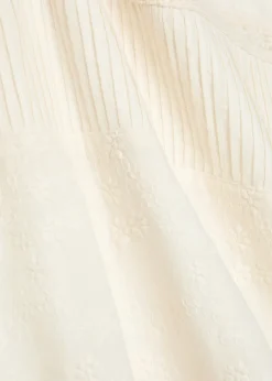 Mila embroidered cotton midi dress
