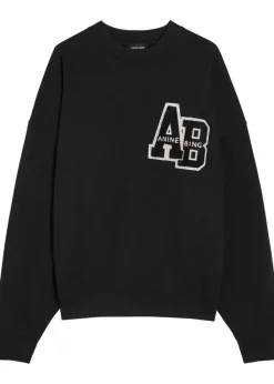 Miles appliquéd cotton sweatshirt