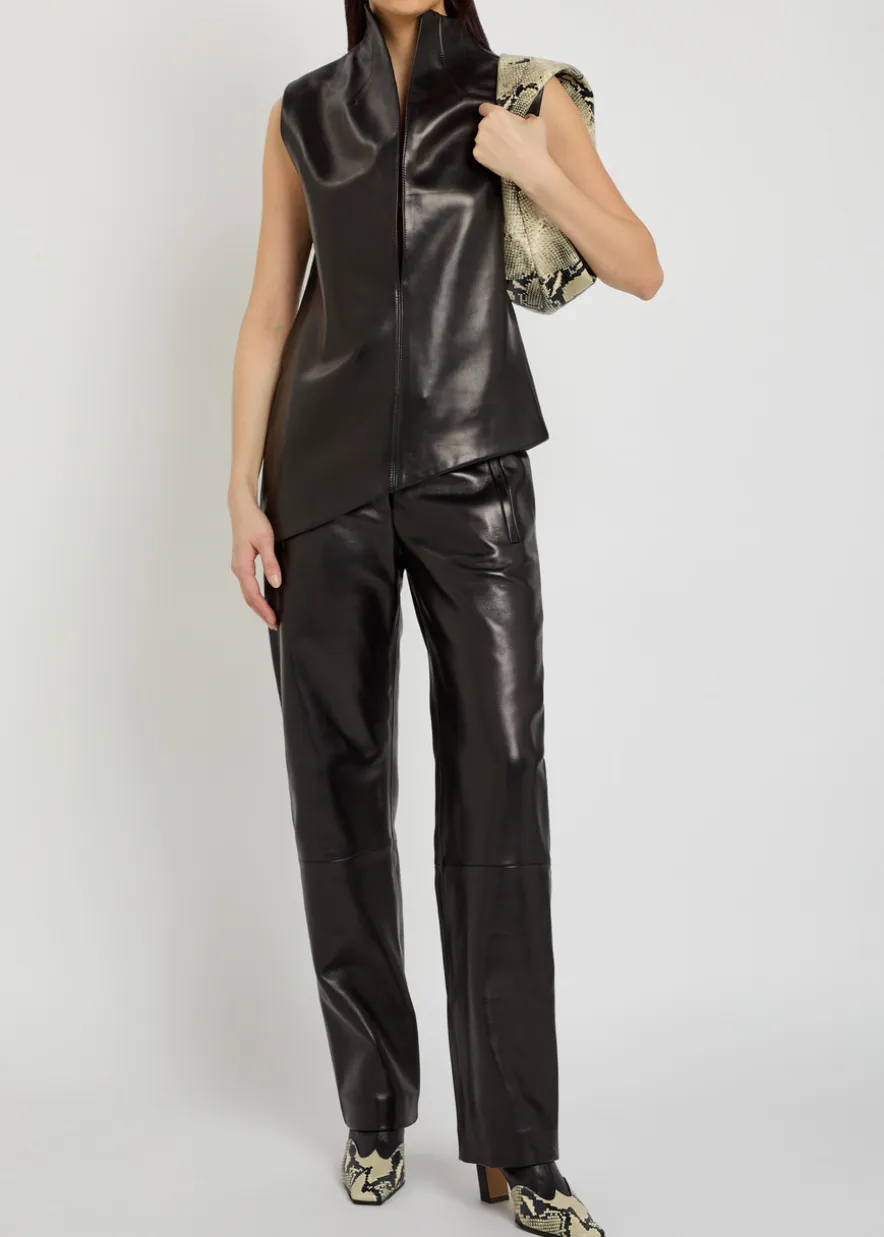 Miles leather trousers