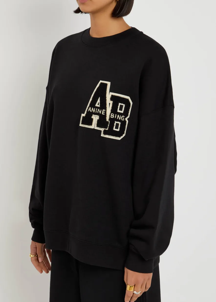 Miles Letterman cotton sweatshirt