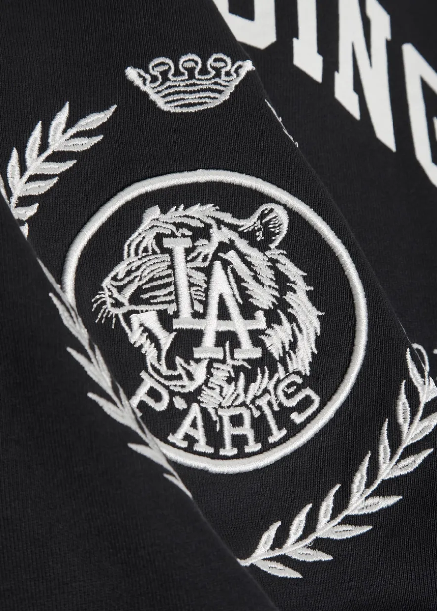 Miles logo-print cotton sweatshirt