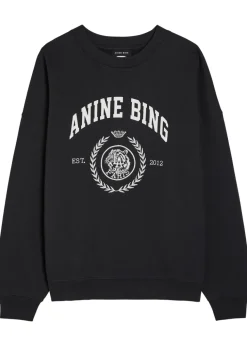 Miles logo-print cotton sweatshirt