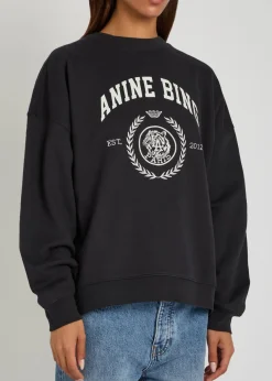 Miles logo-print cotton sweatshirt