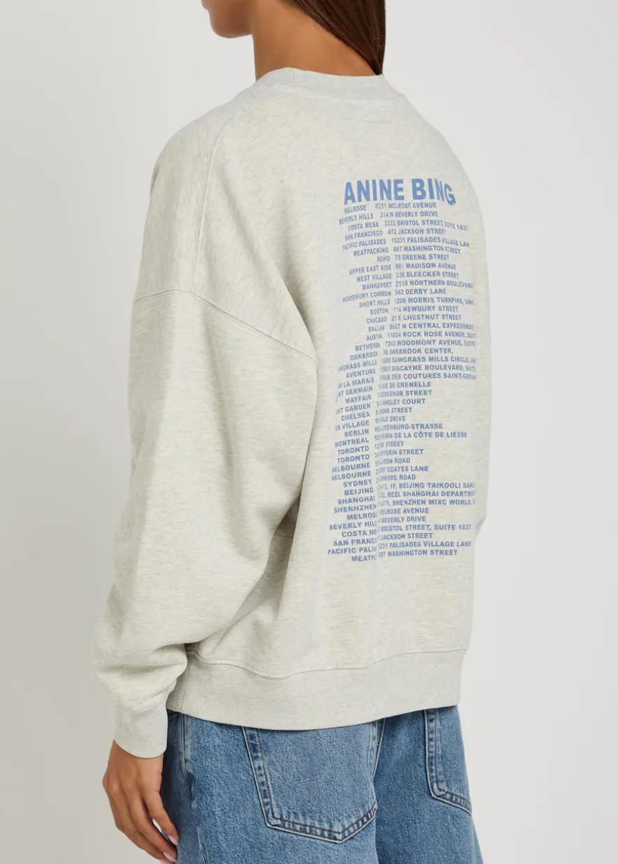 Miles printed cotton sweatshirt