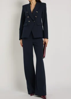 Miller Dickey Horn crepe blazer