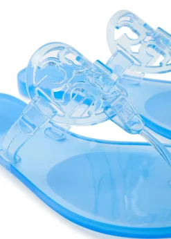Miller logo jelly sandals