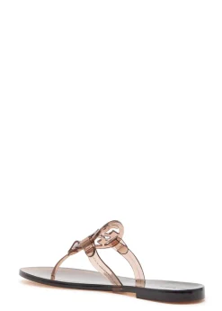 Miller logo jelly sandals