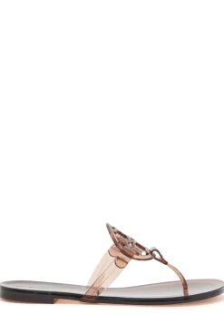 Miller logo jelly sandals