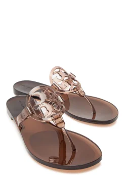 Miller logo jelly sandals