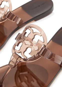 Miller logo jelly sandals