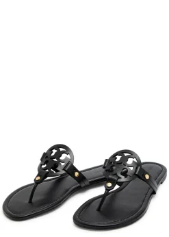 Miller logo leather thong sandals
