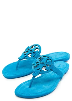 Miller logo suede thong sandals
