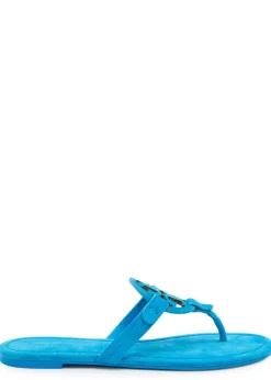 Miller logo suede thong sandals