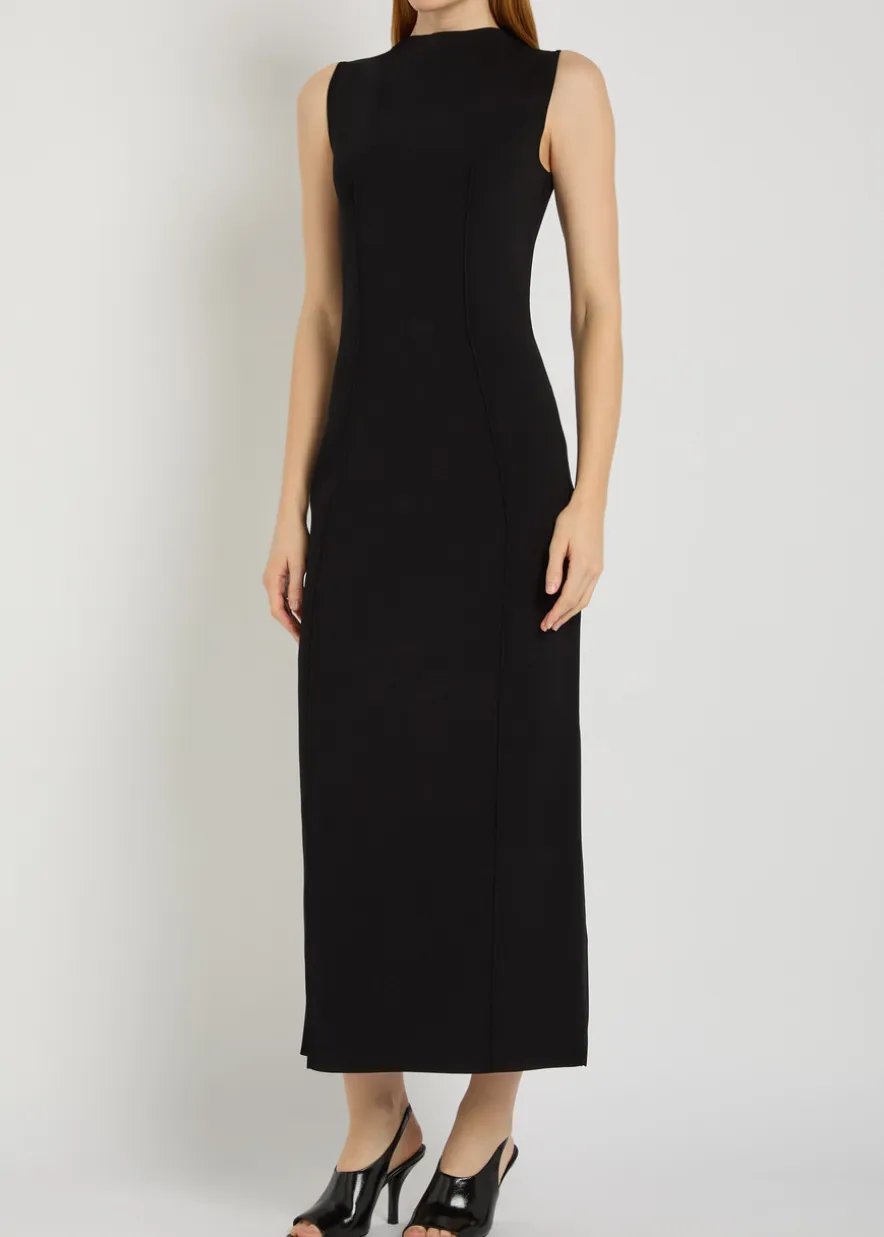 Mille stretch-knit midi dress