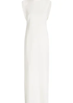 Mina crepe midi dress