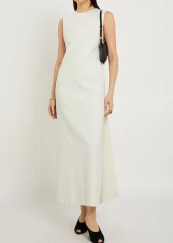 Mina crepe midi dress