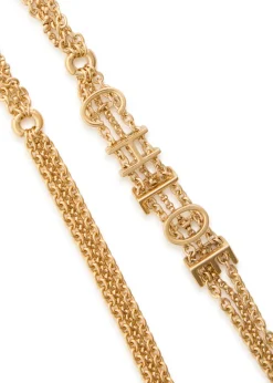 Mini Belt logo-embellished drop necklace