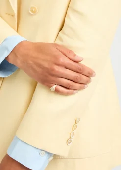 Mini Poire 9kt gold ring