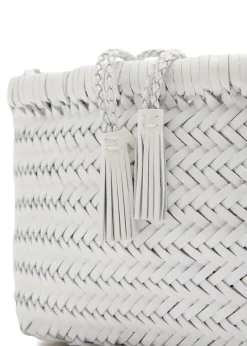 Minsu woven leather cross-body bag