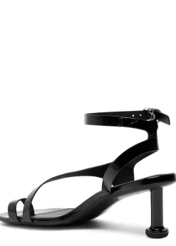 Miquela Onix patent leather sandals