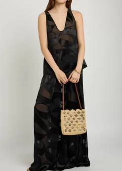 Mira devoré georgette top