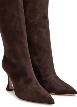 Miralonepla 90 suede knee-high boots